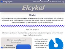 Tablet Screenshot of elcykel.biz