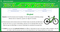 Desktop Screenshot of elcykel.net